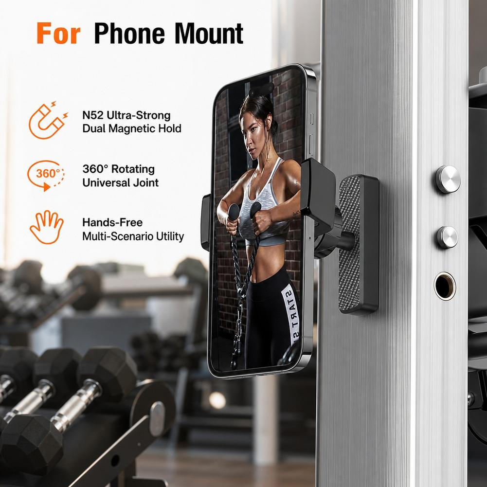 Phone Holder - Magnetische telefoonhouder voor de sportschool, 360