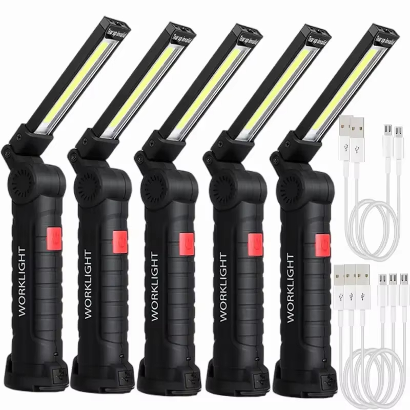 Power Bank - Draagbare COB LED-zaklamp USB oplaadbare werklamp