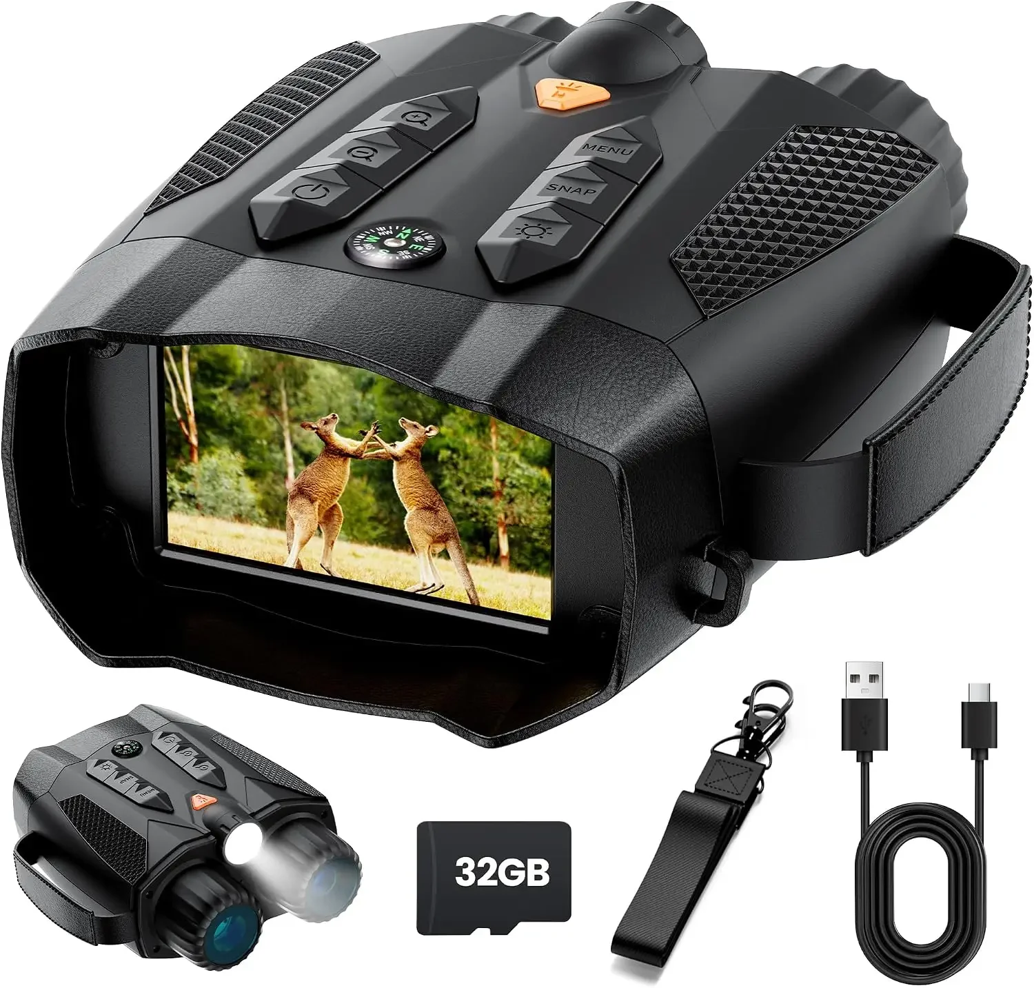 Electronics Gadgets For Gift - Nachtzichtbrillen voor volwassenen, 4K: tactische verrekijker