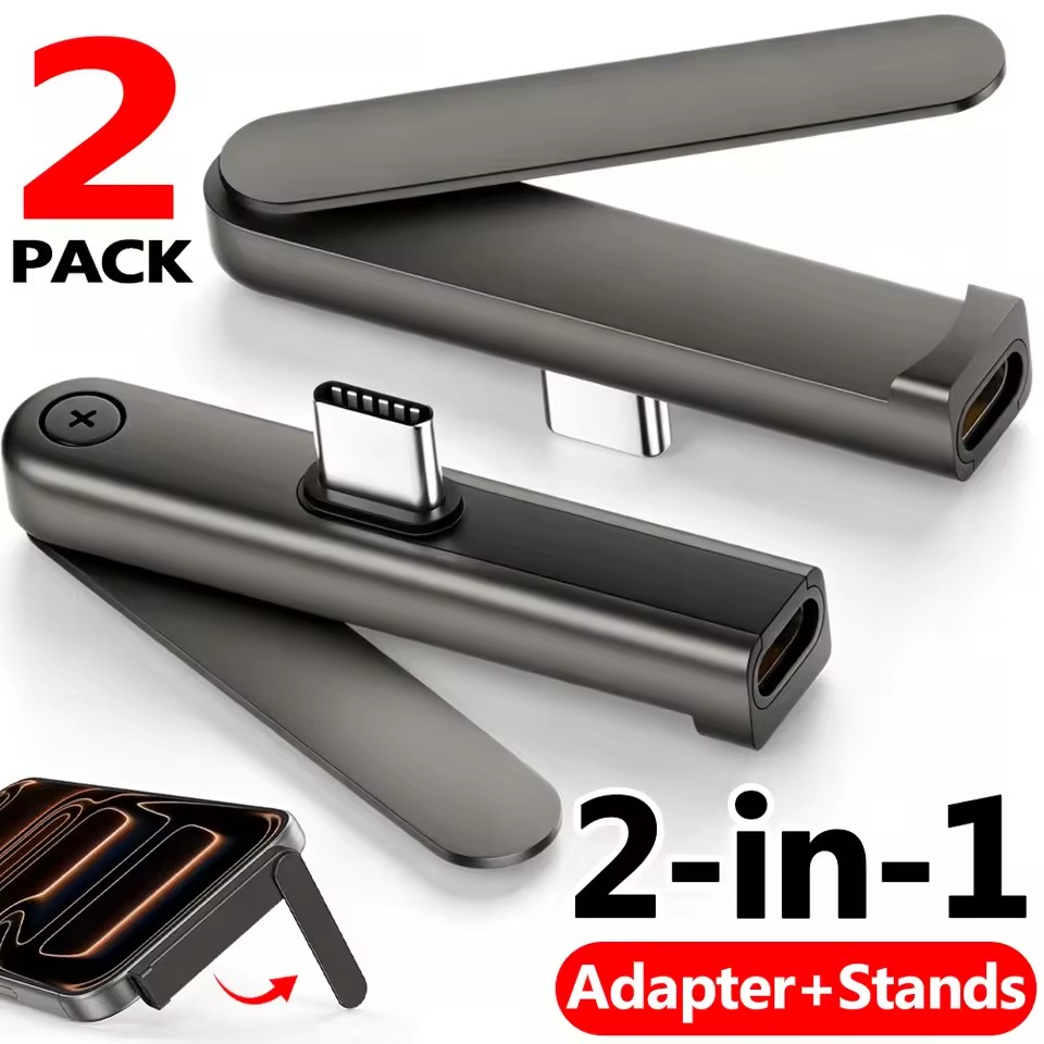 Phone Holder - 2/1PCS Draagbare USB-C naar 3,5 mm