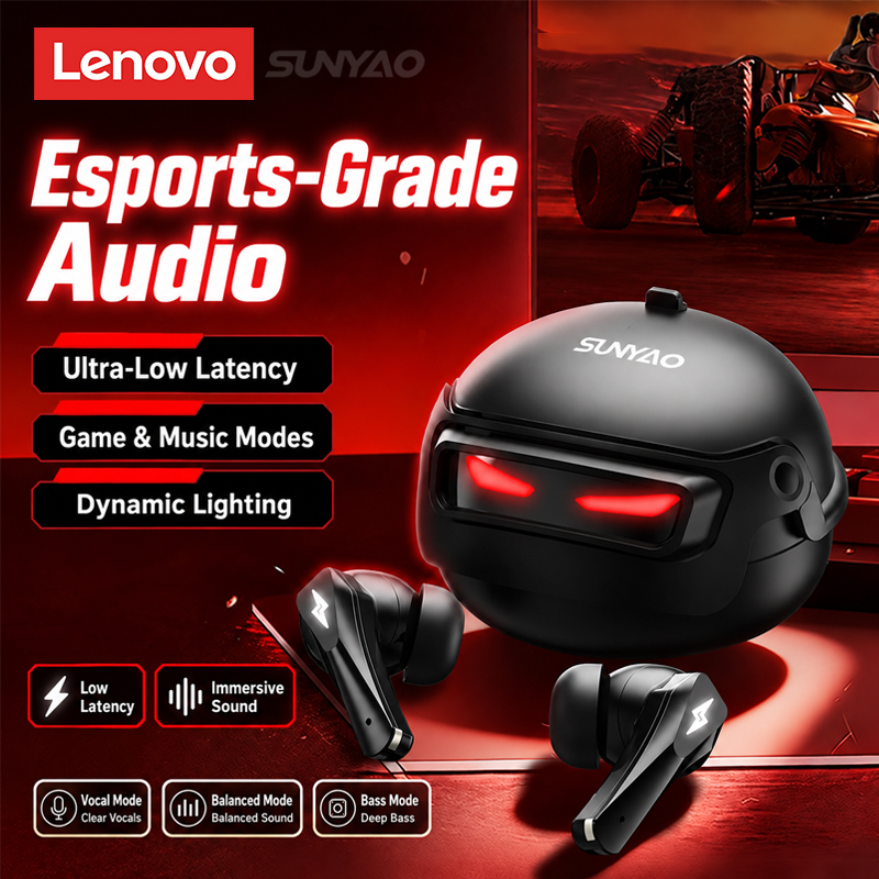 Wireless Charger - Lenovo GT101 gamingheadset, draadloos, Bluetooth 6.0,