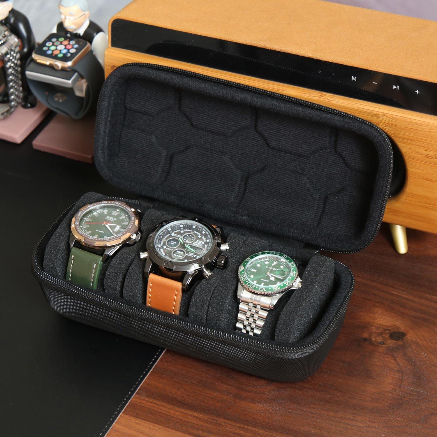Smart Watch - Horlogebox-organizer voor mannen of vrouwen, horlogereistas,