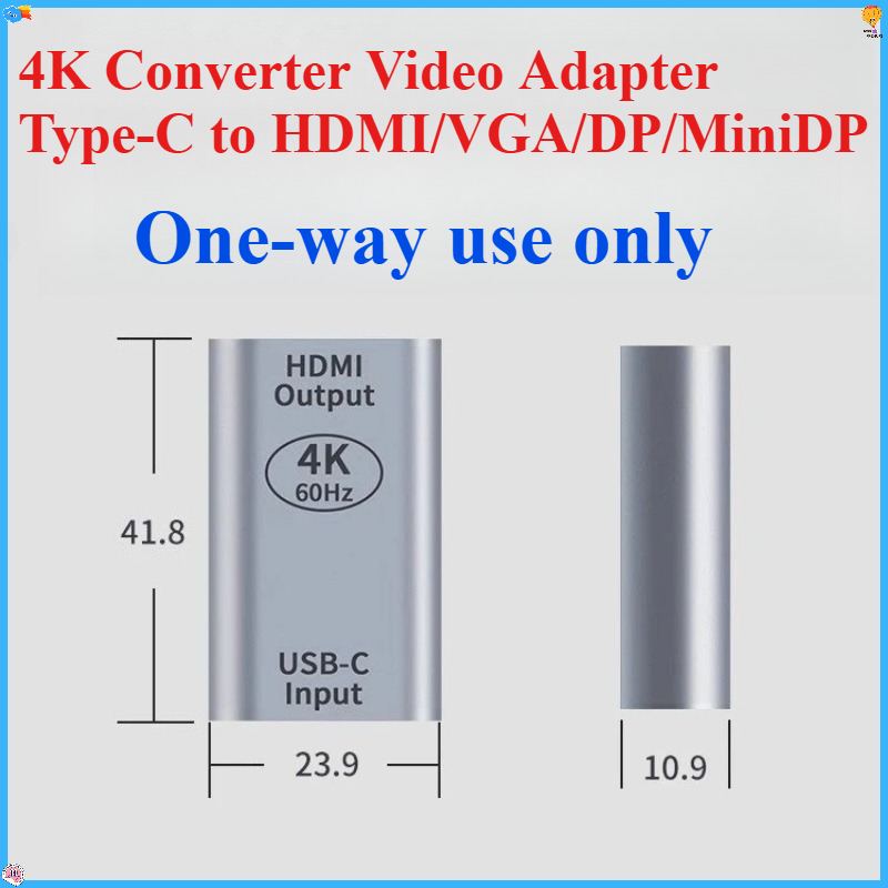 Electronics And Gadgets Ce - 4K Converter Video Adapter Type-C Naar