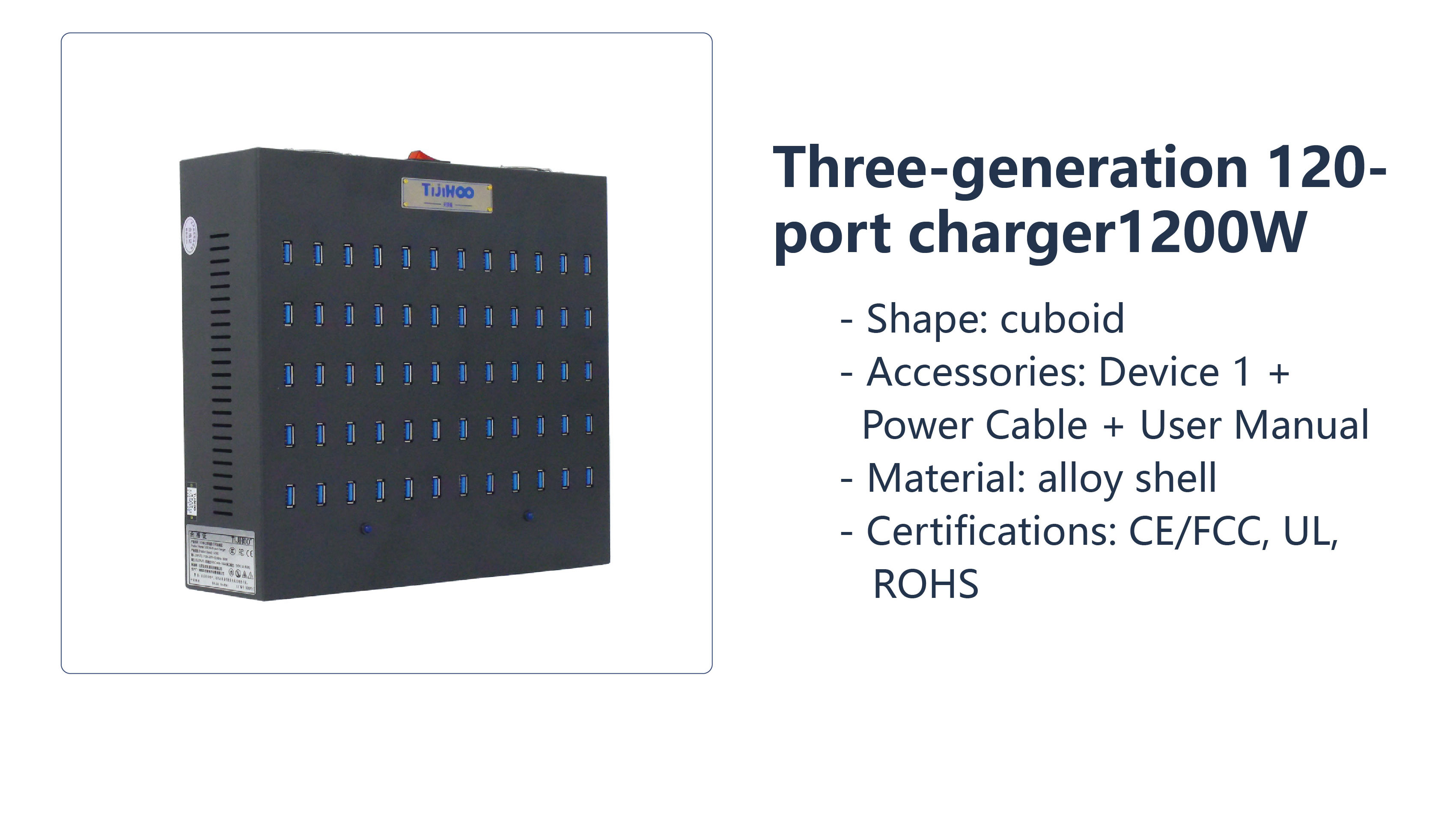 Usb Hub - UH40-2 Alloy Behuizing USB 2.4 40-poorts