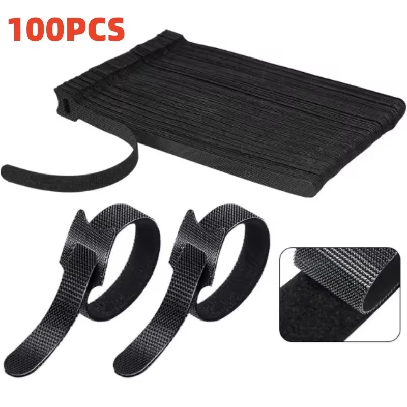 Cable Organizer - 100 stuks herbruikbare kabelbinders voor het