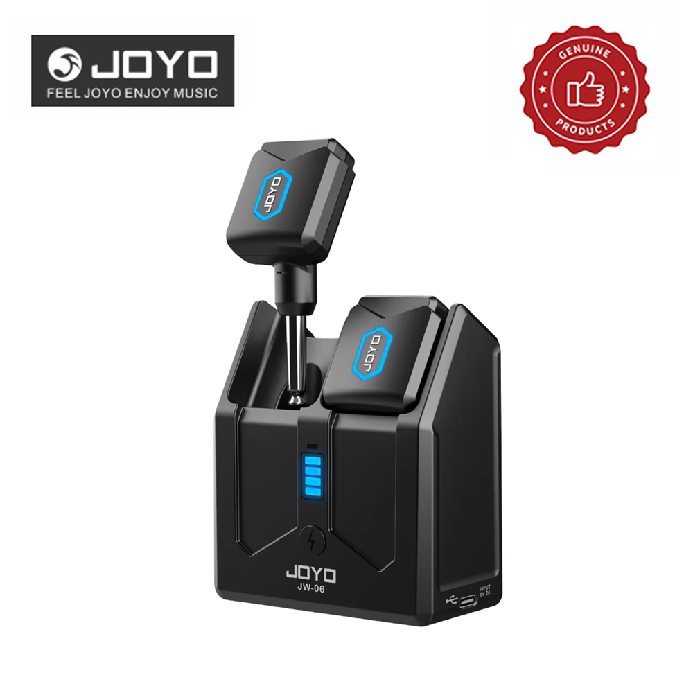 Wireless Charger - JOYO JW-06 Draadloos Gitaarsysteem 5.8GHz Oplaadbare