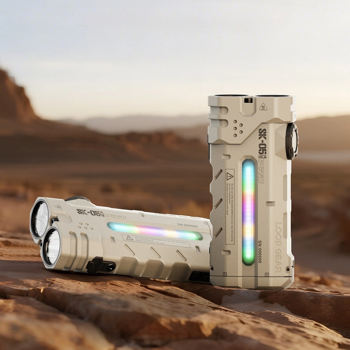 Power Bank - LOOP Multifunctionele MAO Platte LED Zaklamp