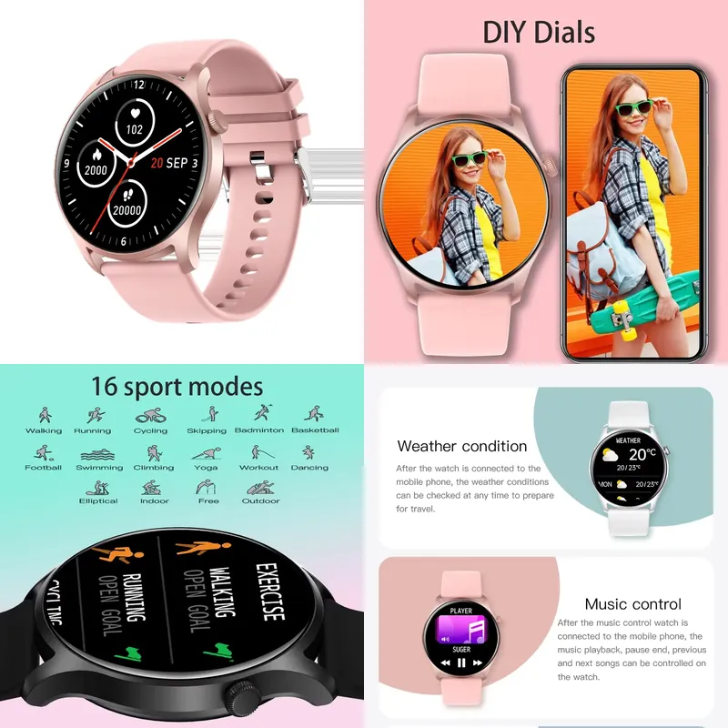 Smart Watch - SENBONO MAX8 Heren Smart Watch Dames