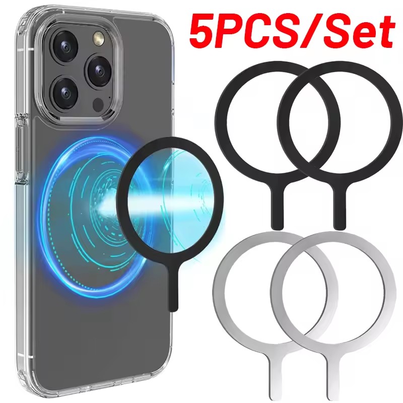 Wireless Charger - 5-1 stuks Sticker Ring voor MagSafe