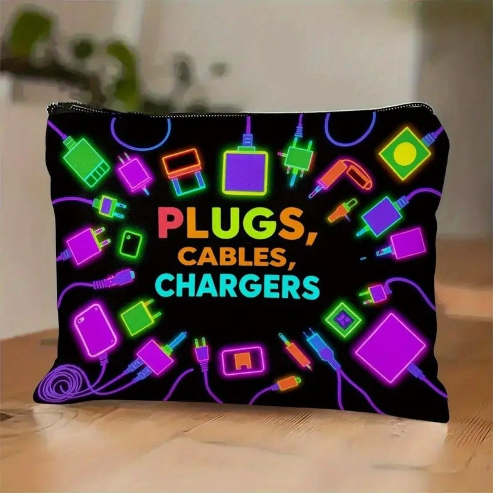 Cable Organizer - Nieuwe canvas opbergtas voor opladers, met