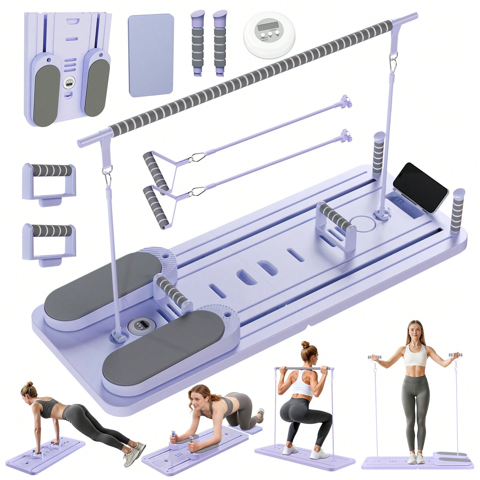 Pilates Reformer met stang, Pi - Phone Holder recensie en prijs