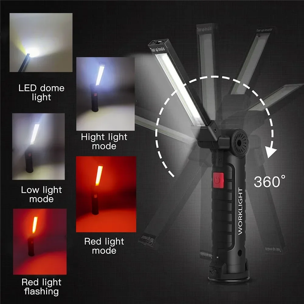 Draagbare COB LED-zaklamp USB  - Power Bank recensie en prijs