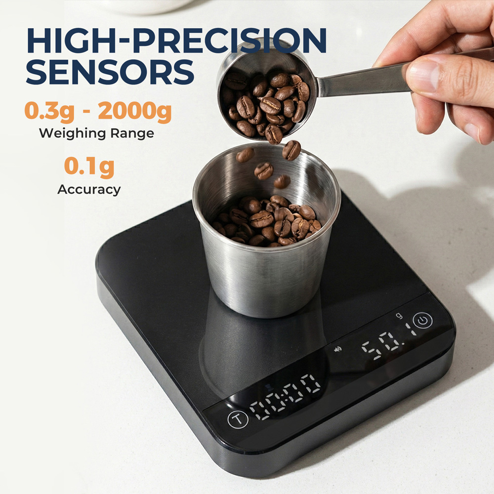 Draagbare koffieweegschaal 0,1 - Power Bank recensie en prijs