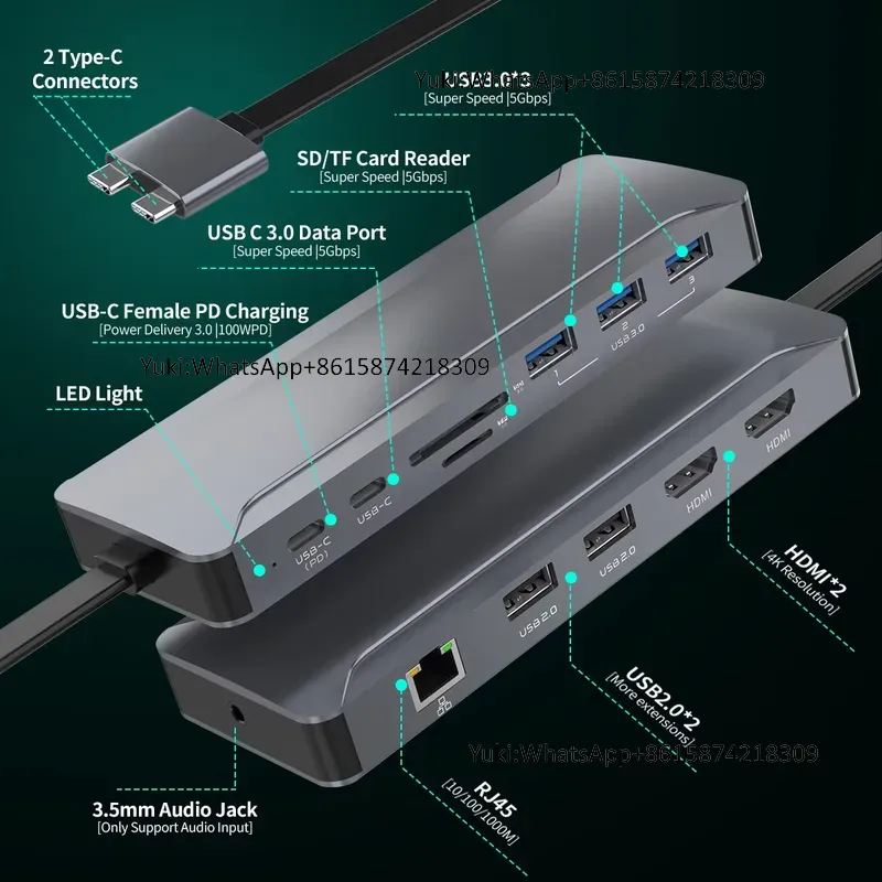 Hot verkopende Dual Display Sc - Usb Hub recensie en prijs