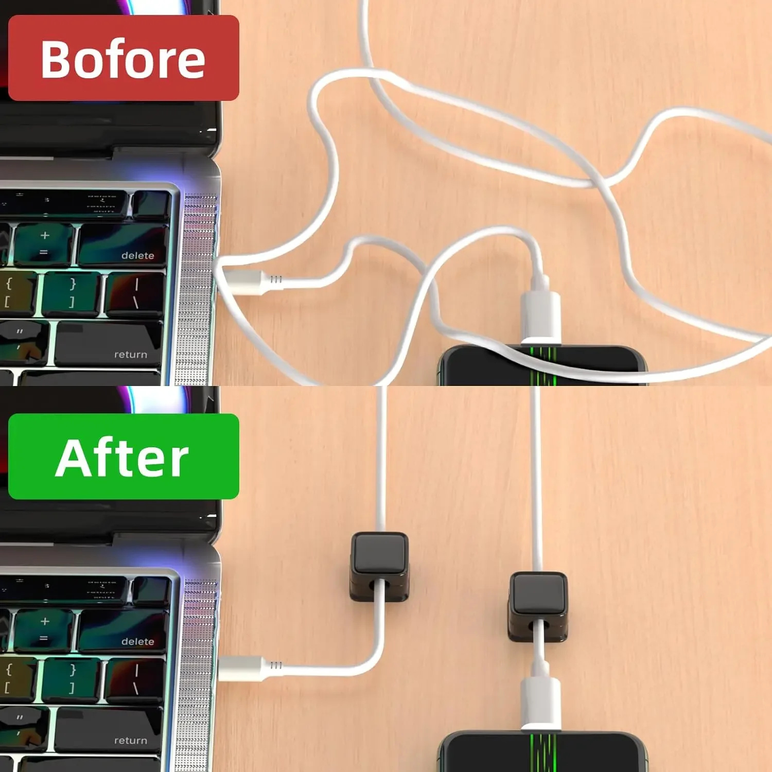 Mini kabelorganizer, magnetisc - Cable Organizer recensie en prijs