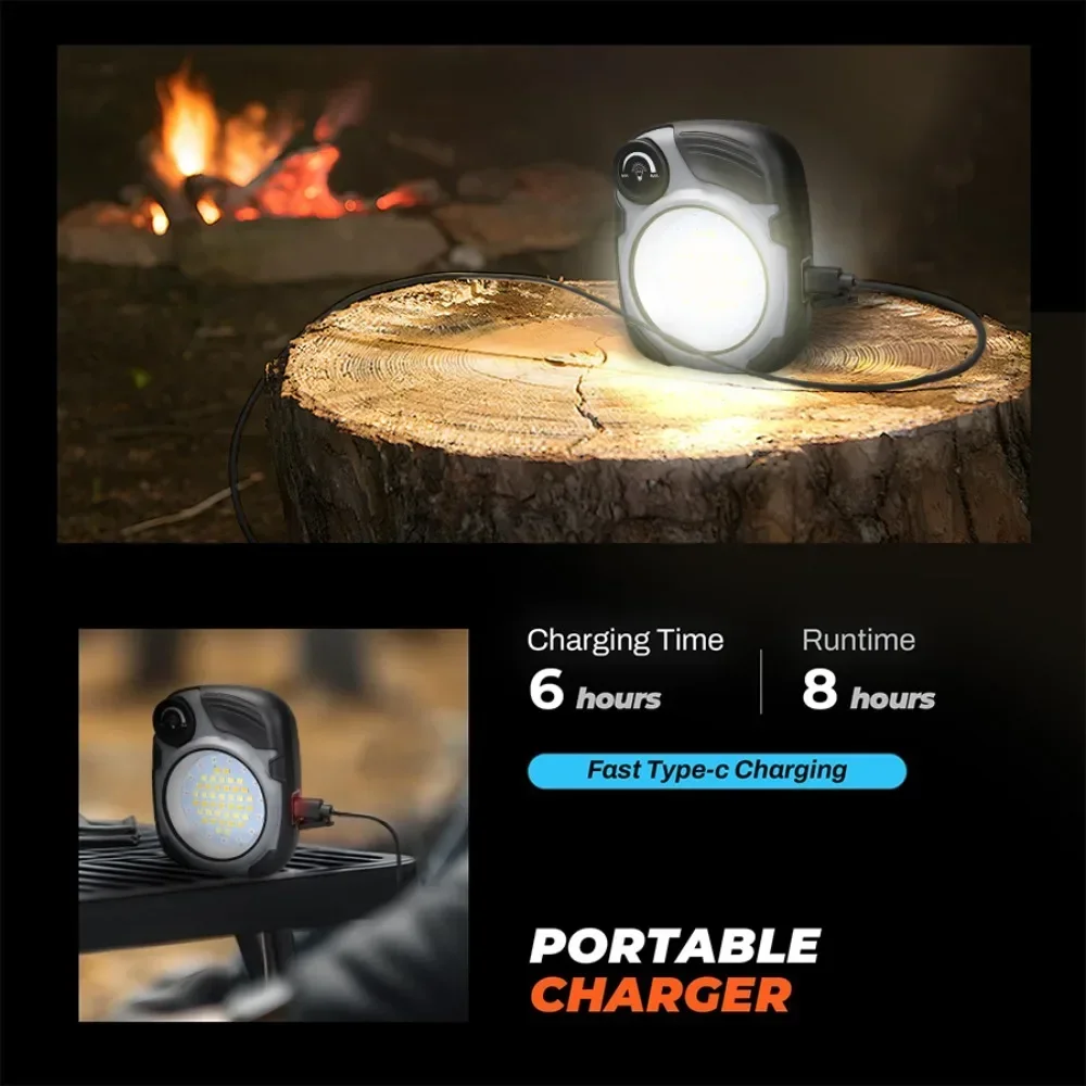Oplaadbare LED/COB-campinglant - Power Bank recensie en prijs