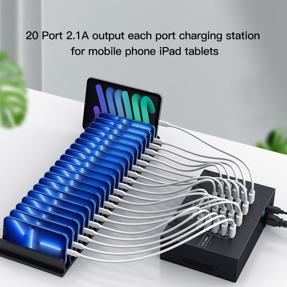 20-poorts USB 3.0 oplaadhub me - Usb Hub recensie en prijs