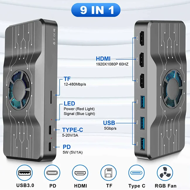 OFIYAA USB 3.0 Docking Station - Usb Hub recensie en prijs