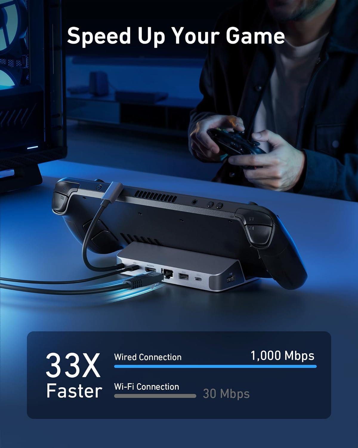 Anker-laadstation voor Steam D - Usb Hub recensie en prijs