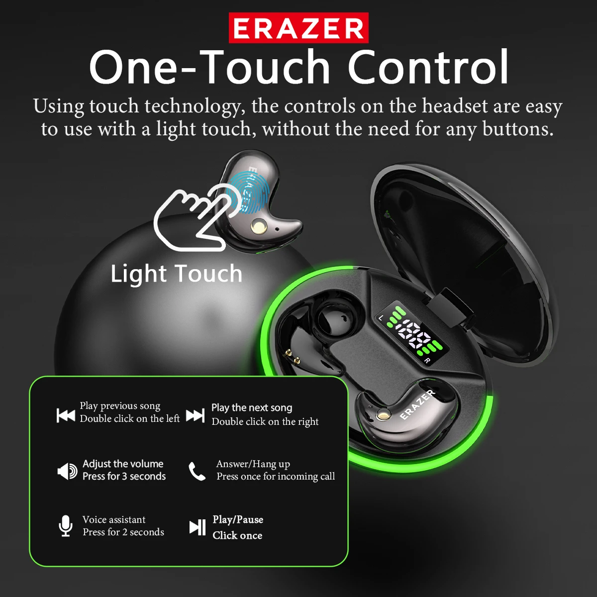 EARZER XF58 In-Ear Bluetooth H - Wireless Charger recensie en prijs