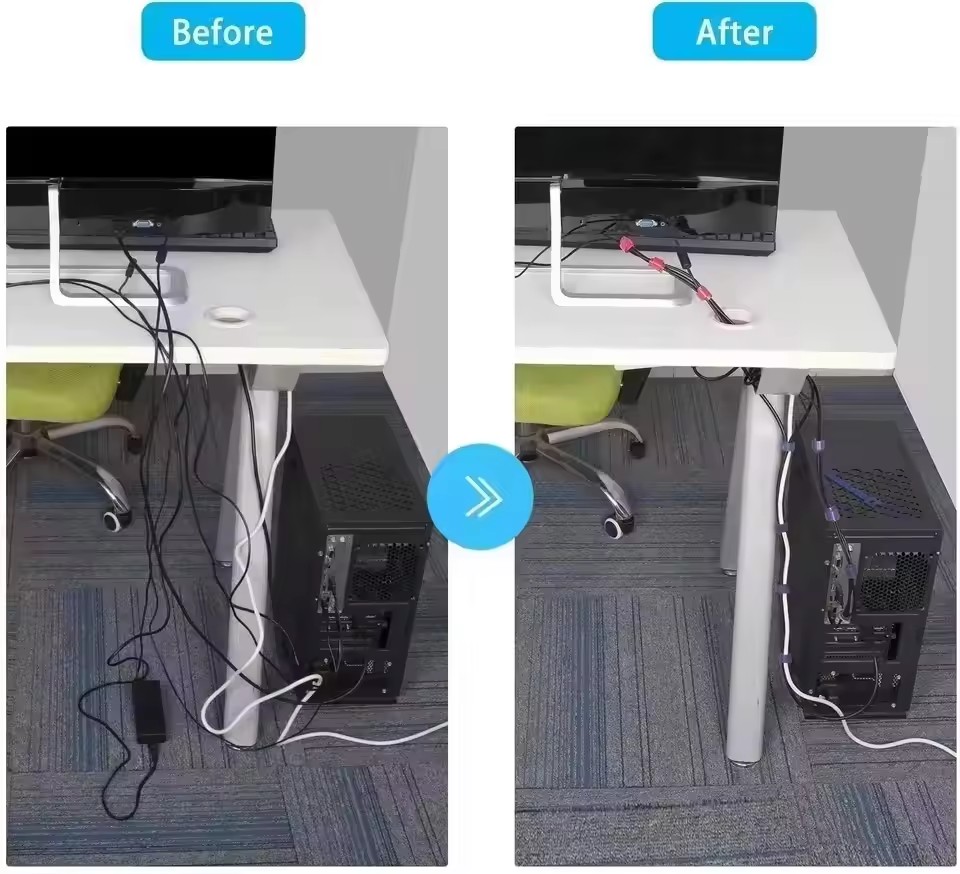 100 stuks herbruikbare kabelbi - Cable Organizer recensie en prijs