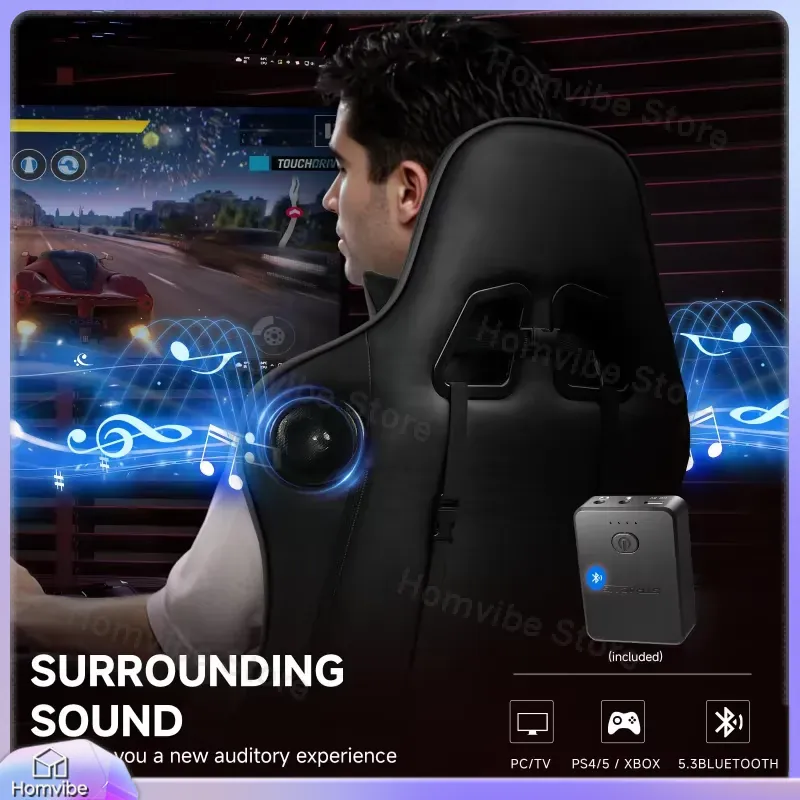 Ergonomische gamingstoel met B - Bluetooth Speaker recensie en prijs