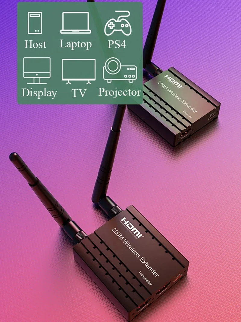 200M draadloze HDMI-extender v - Hdmi Adapter recensie en prijs