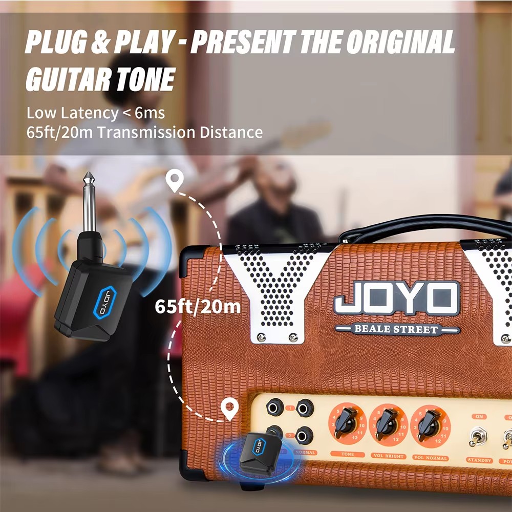 JOYO JW-06 Draadloos Gitaarsys - Wireless Charger recensie en prijs