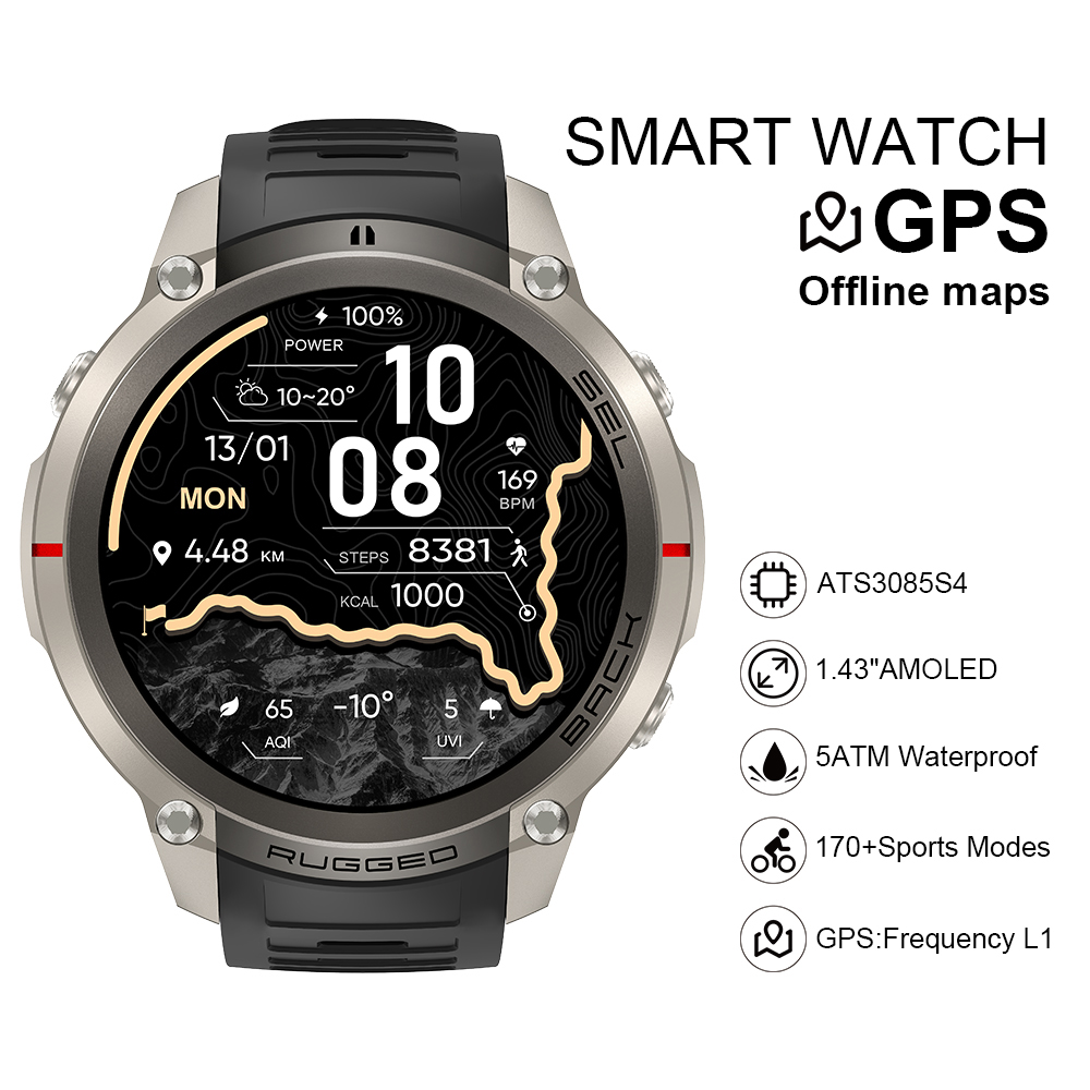 2026 DM59 Smartwatch met offli - Smart Watch recensie en prijs