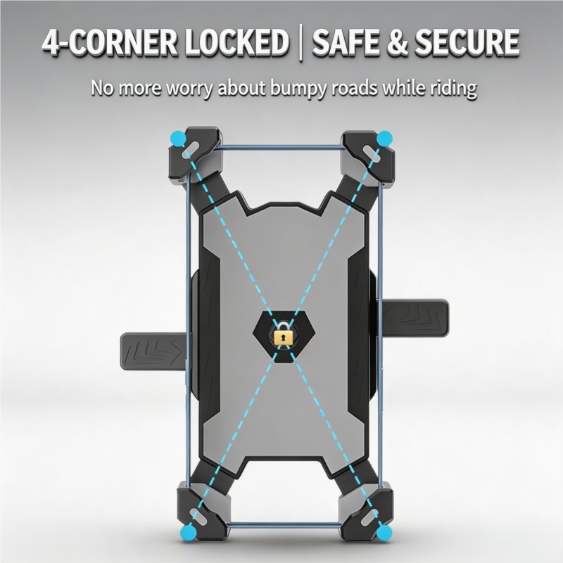 Telefoonhouder voor motorrijde - Phone Holder recensie en prijs