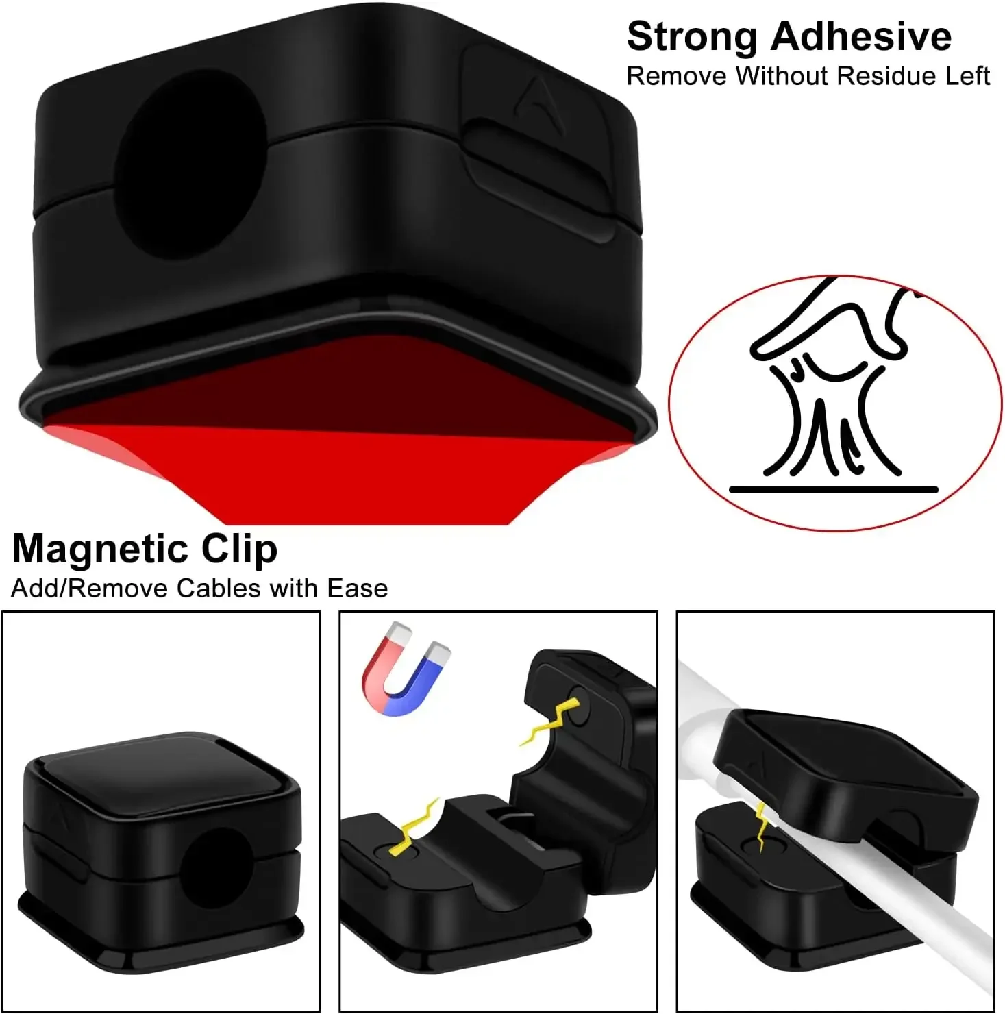 Mini kabelorganizer, magnetisc - Cable Organizer recensie en prijs
