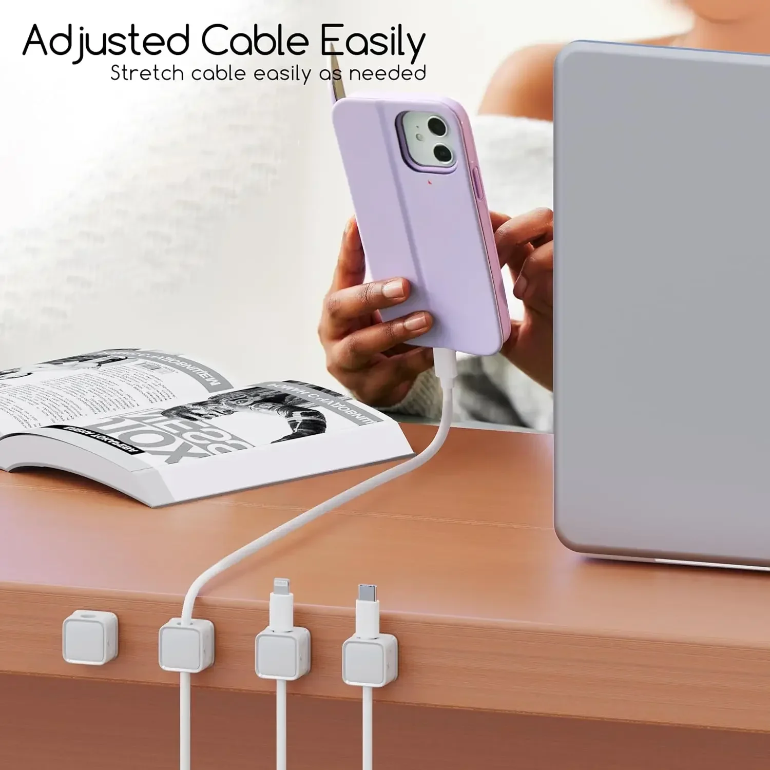 Mini kabelorganizer, magnetisc - Cable Organizer recensie en prijs