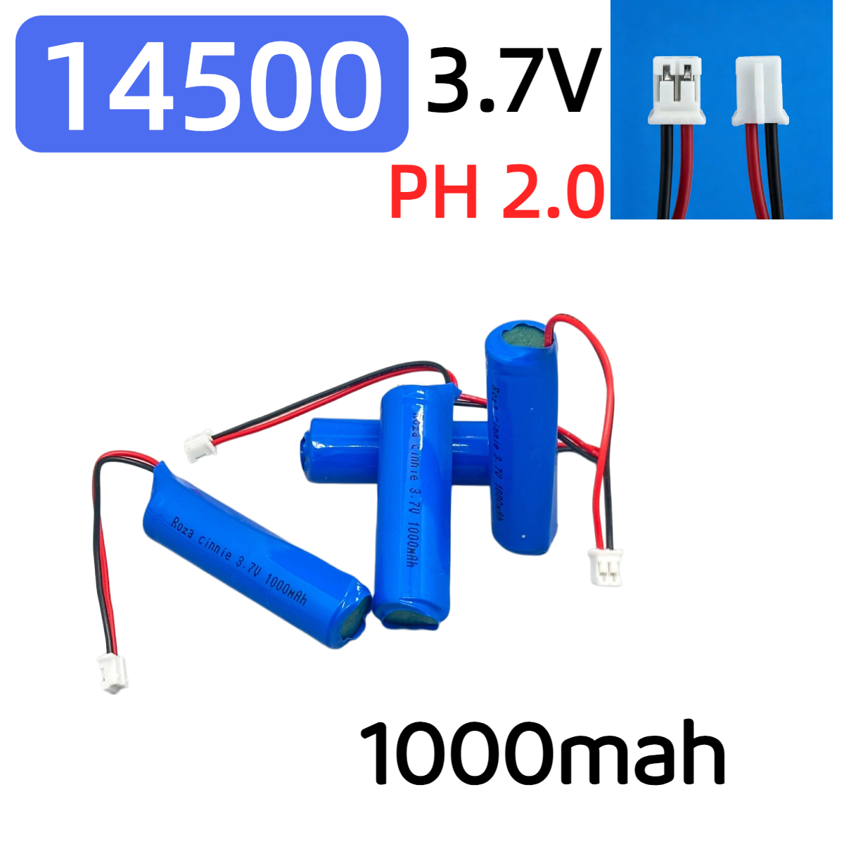 14500 1000mAh 3.7V oplaadbare  - Electronics And Gadgets Ce recensie en prijs